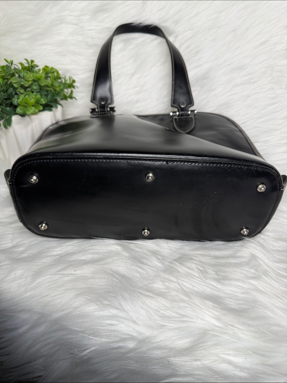 vintage Dooney & Bourke Toiny domed satchel handbag - Picture 6 of 10